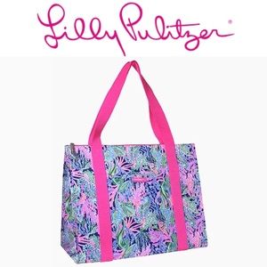 Lilly Pulitzer Insulated Market Shopper Tote